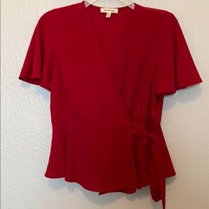 Monteau Blouse with Tie at The Side